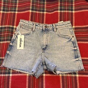 Wrangler Light Blue Denim Shorts
